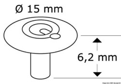 Q-CAP A/6-2 drukknoop